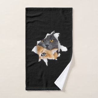 Sweet Kitten Couple | Funny Cat Lover Gift Handdoek