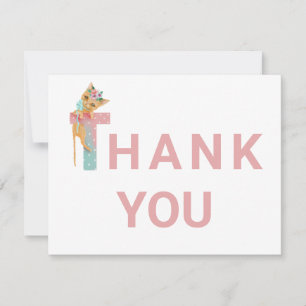 ** Sweet Kitten Pastel Baby shower Bedankt