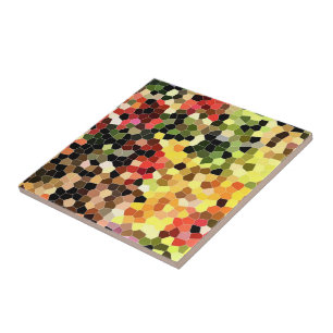 Sweet Kleurrijke Honeycomb Patroon Mozaïek Tegeltje