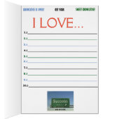 SWEET KNOWLEDGE-KAART (Binnen (Rechts))