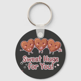 Sweet Knuffels voor jou - Schattigee Valentijn's D Sleutelhanger