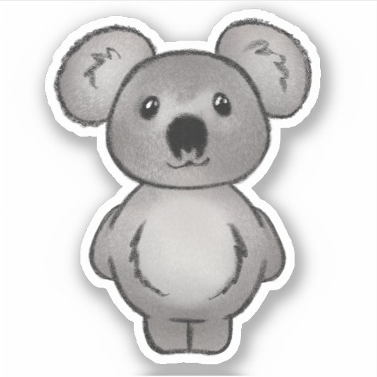 Sweet koala sticker (Voorkant)