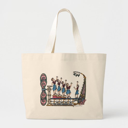 Sweet Lady Singers Grote Tote Bag (Voorkant)