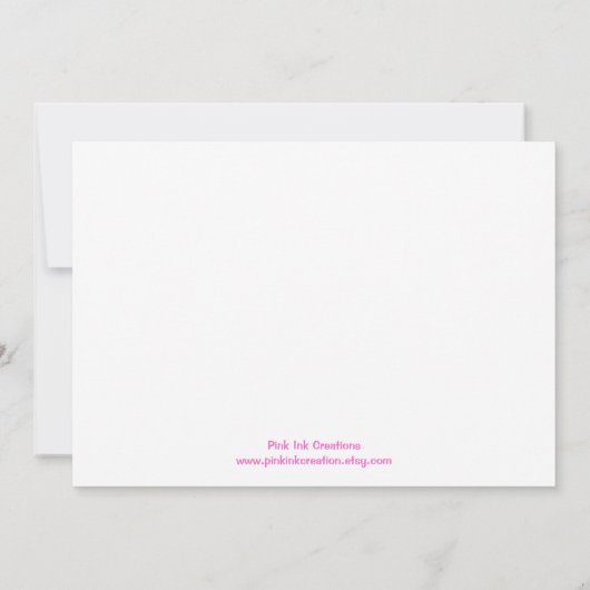 Sweet Ladybug Drie Kaart (Achterkant)