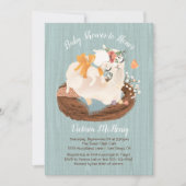 Sweet lama et Momma Baby shower Invitations (Devant)