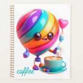 Sweet Latte Buddy Spiral Notebook (Devant)