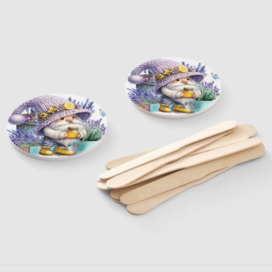 Sweet Lavender Gnome Handwaaier (Niet-gemonteerd)