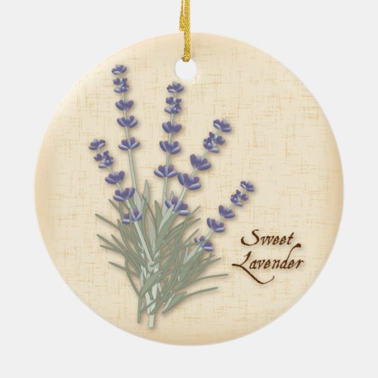 Sweet Lavender Ornament (Achterkant)