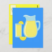 Sweet Lemonade Briefkaart (Voorkant / Achterkant)