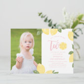 Sweet Lemons Invitation 2e anniversaire (Debout devant)