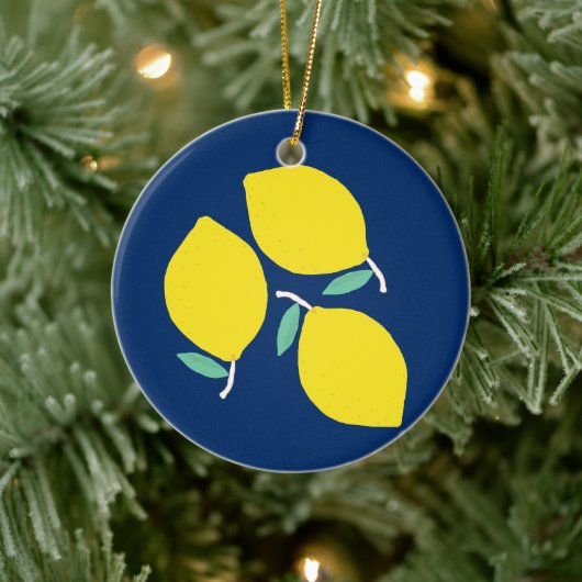 Sweet Lemons Keramisch Ornament (Boom)