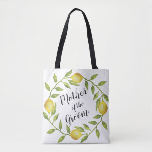 Sweet Lemons Krans Gift Moeder van de bruidegom Draagtas