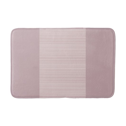 Sweet light pink mauve horizontale streep badmat (Voorkant)