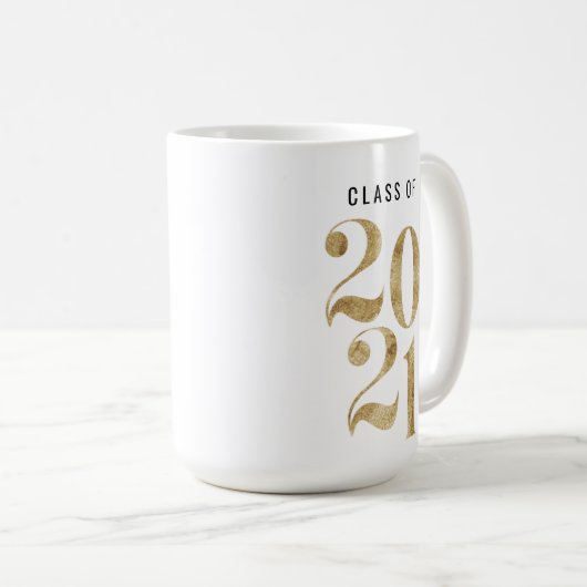 Sweet Light Skin Rood Haired Meisje Afstuderen Koffiemok (Voorkant rechts)