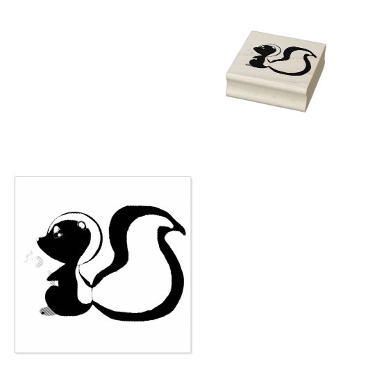 Sweet Lil Skunk Stamp Rubberstempel (Gestempeld)