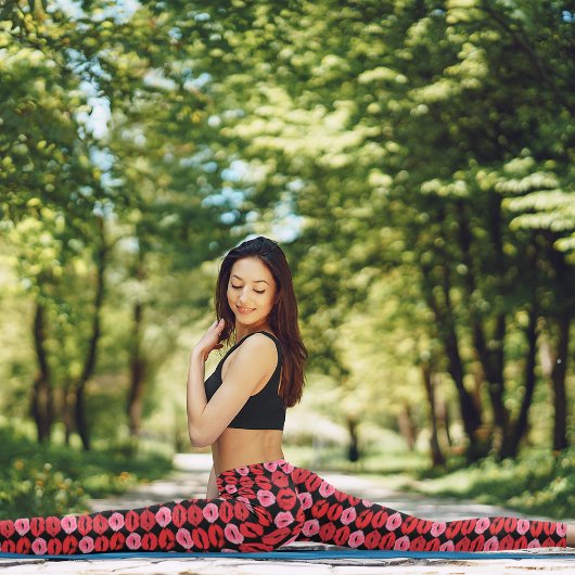 Sweet Lipstick Baisers Leggings - Fun