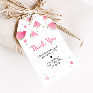 Sweet Little Baby Watermelon Baby shower Favoriet Cadeaulabel