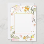 Sweet Little Bee Honey Bee Baby Shower Invitation (Dos)