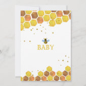 Sweet Little Bee Honey Bee Baby Shower Invitation (Dos)