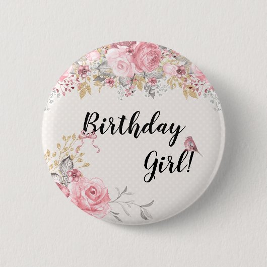 Sweet Little Bird Button (Voorkant)