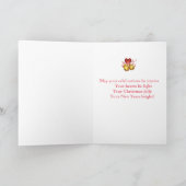 Sweet Little Boy... Carte Christmas Greeting Card (Intérieur)