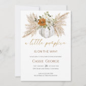 Sweet Little Citrouille Baby shower Invitation (Devant)