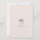 Sweet Little Citrouille Baby shower Invitation (Dos)