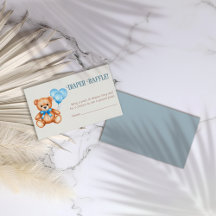 Sweet Little Cub Luier Raffle Baby shower