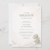 Sweet Little Dragon Couples Baby Shower Invitation (Devant)