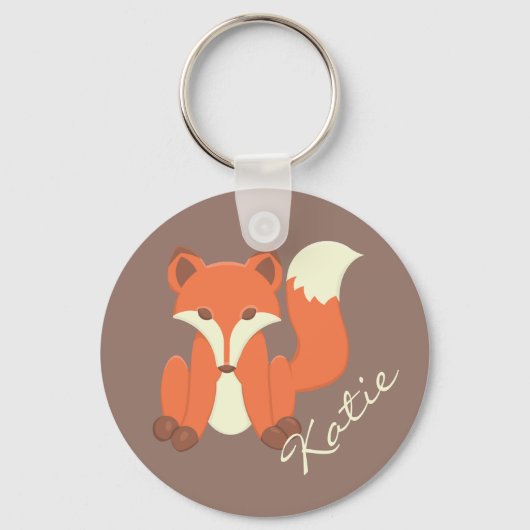 "Sweet Little Fox" Sleutelhanger (Voorkant)