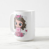 Sweet little girl photoshop teken Mok (Voorkant links)