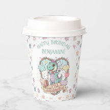 Sweet Little Hearts Dino Birthday Personalized