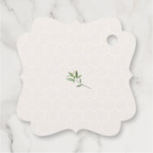 Sweet Little Honey Baby shower Bedankjes Labels (Achterkant)