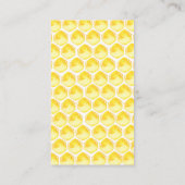 Sweet Little Honey Bee Diaper Raffle Ticket Informatiekaartje (Achterkant)