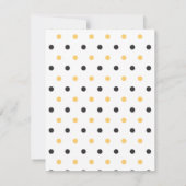 Sweet Little Honey Bee Invitation de fête d'annive (Dos)