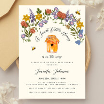 Sweet Little Honey Flowery Baby shower