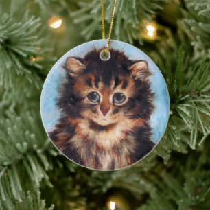 Sweet Little Kitten Face · Louis Wain · Ornament