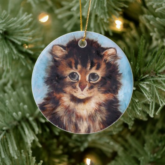 Sweet Little Kitten Face · Louis Wain · Ornament (Boom)