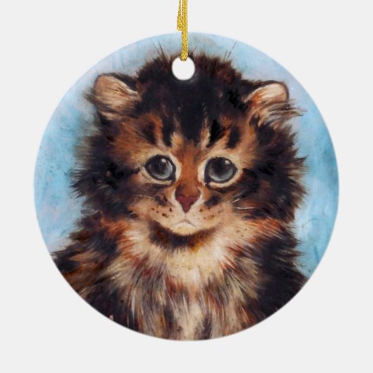 Sweet Little Kitten Face · Louis Wain · Ornament (Achterkant)