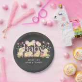 Sweet Little Lamb Baby shower 7" Bord (Feest)