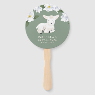 Sweet Little Lamb Theme Baby shower Handwaaier