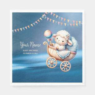 Sweet Little Lamp Baby shower Baby shower Party Servet