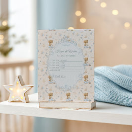 Sweet Little Mouse Baby Shower Enclosure Card Informatiekaartje