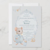 Sweet Little Mouse Birthday Invitation (Devant)