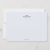 Sweet Little One Blue Religitation Kaart (Achterkant)