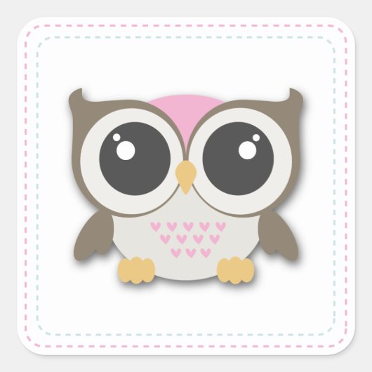 Sweet Little Owl | Stickers (Devant)