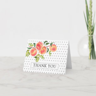 Sweet Little Peach Dank je wel briefkaart