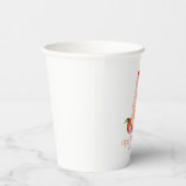 Sweet Little Peach Smoothie 2e verjaardag Party Papieren Bekers (Rechts)