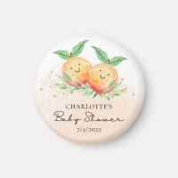 Sweet Little Peaches C'est Twins Magnet