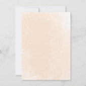 Sweet Little Peaches Twins Baby shower Invitation Kaart (Achterkant)